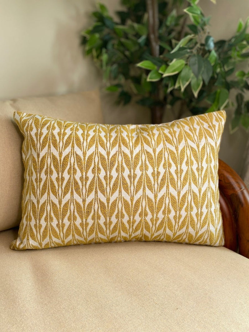 Buy Yellow Miraz Double Sided Cushion Cover - Pack of 2 | Shop Verified Sustainable Covers & Inserts on Brown Living™