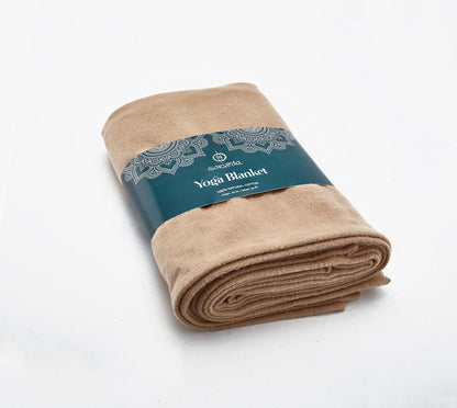 Yoga Blanket Made from Organic Cotton | Verified Sustainable by Brown Living™