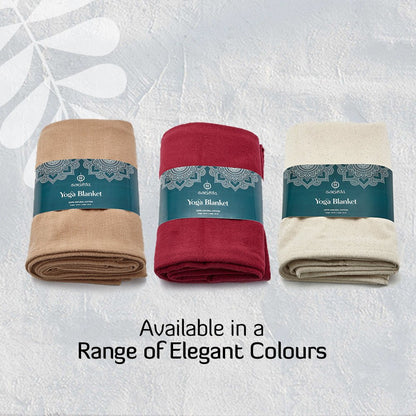 Yoga Blanket Made from Organic Cotton | Verified Sustainable by Brown Living™