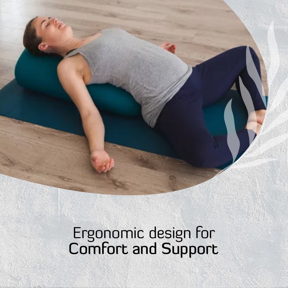 Yoga Bolster made from Organic Cotton | Verified Sustainable by Brown Living™