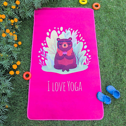 Yogi Bear Kids Yoga Mat | Verified Sustainable by Brown Living™