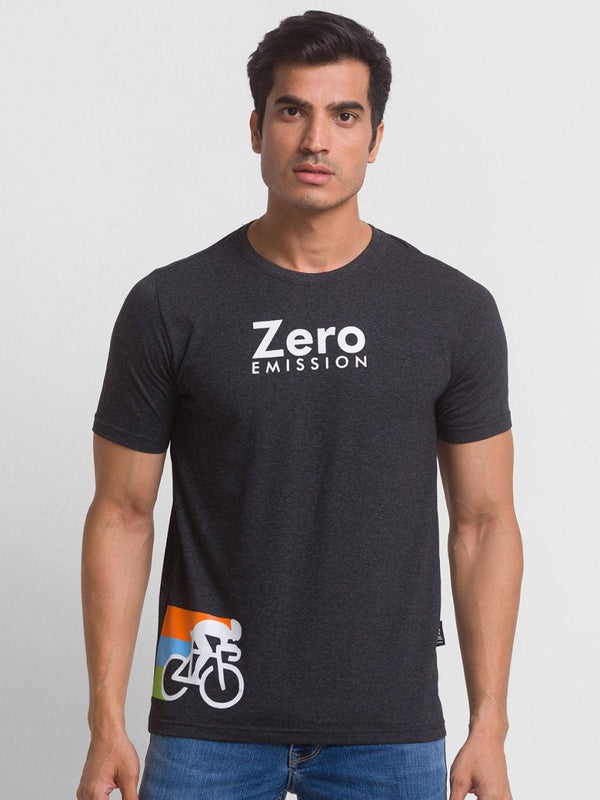 Buy Zero Emission T-Shirt | Recycled Polyester + Recycled Cotton Blend | Shop Verified Sustainable Mens Tshirt on Brown Living™