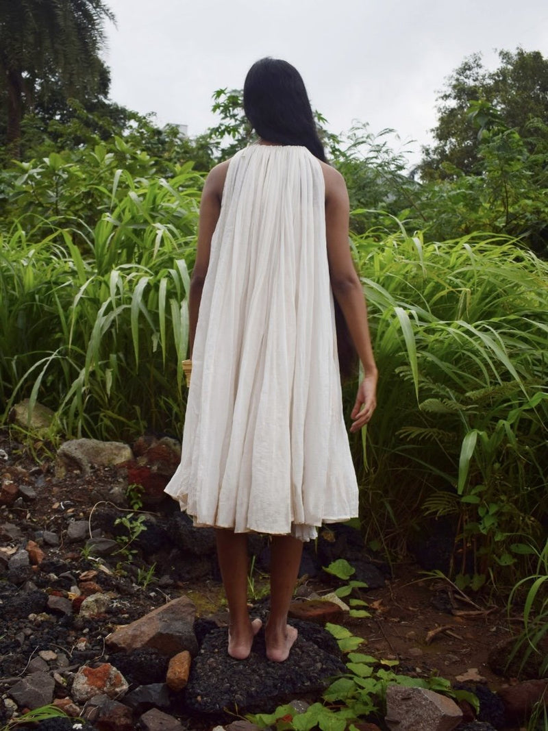 Buy Zerowaste Waterfall Dress | Shop Verified Sustainable Womens Dress on Brown Living™