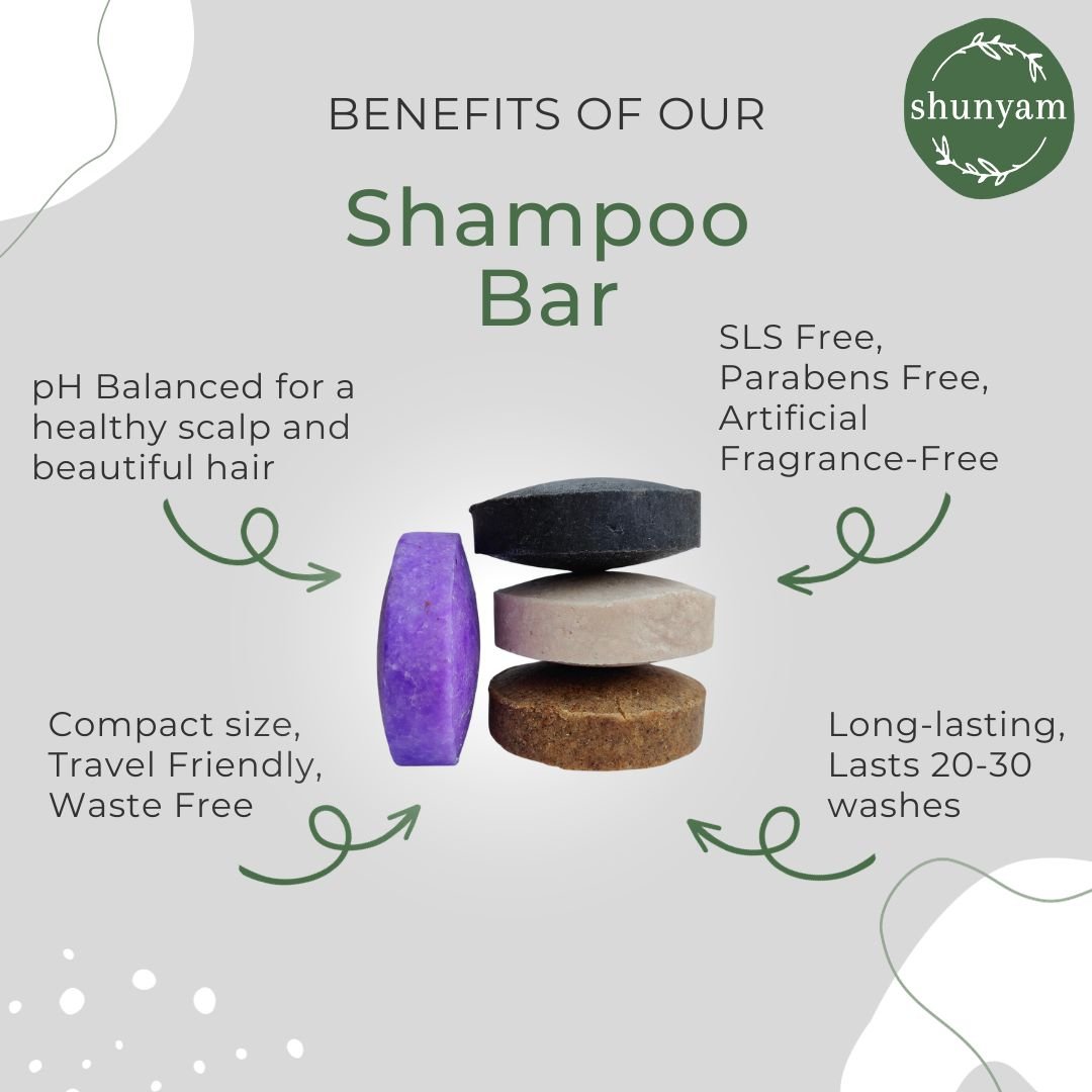 Zesty Charcoal All Natural Sulphate Free Shampoo Bar for Oily Hair | Verified Sustainable by Brown Living™