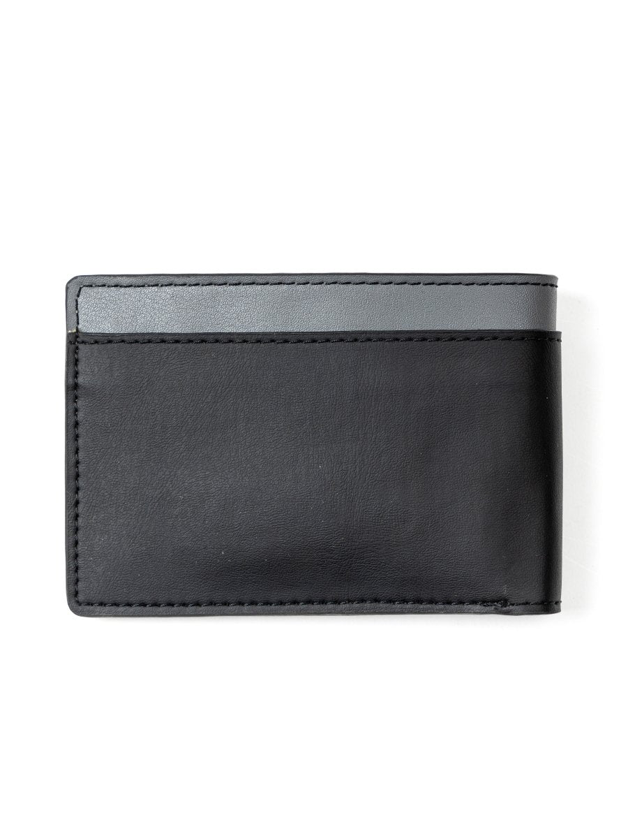 Zeus (Black & Grey) | Mens Wallet made of Cactus Leather | Verified Sustainable by Brown Living™