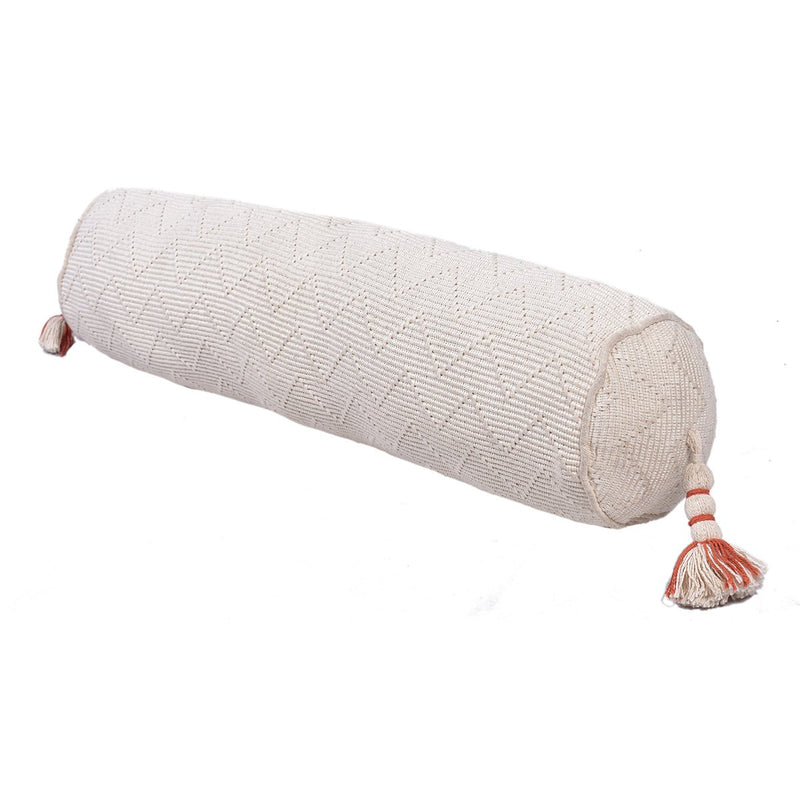 Buy ZigZag Geo Bolster Cushion | Shop Verified Sustainable Products on Brown Living