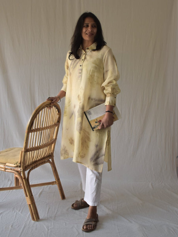 Zoya Linen Shirt Dress | Verified Sustainable Womens Dress on Brown Living™